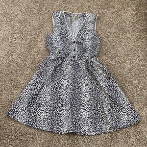 Black/White Abstract Dress